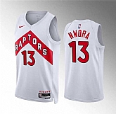 Men's Toronto Raptors #13 Jordan Nwora White Association Edition Stitched Basketball Jersey Dzhi,baseball caps,new era cap wholesale,wholesale hats